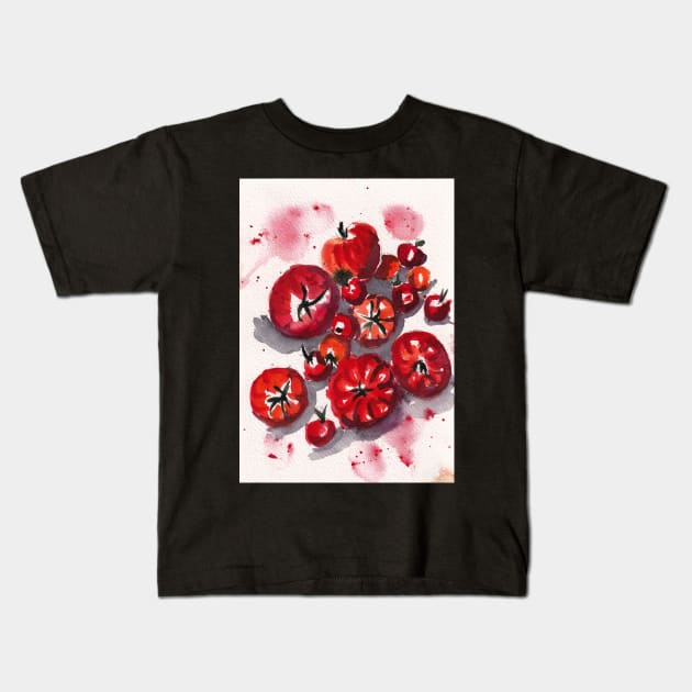 Tomatoes Kids T-Shirt by PolSmart